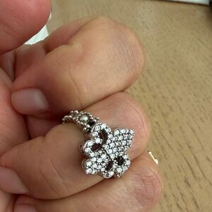 Elegant Silver and Black Pendant Necklace